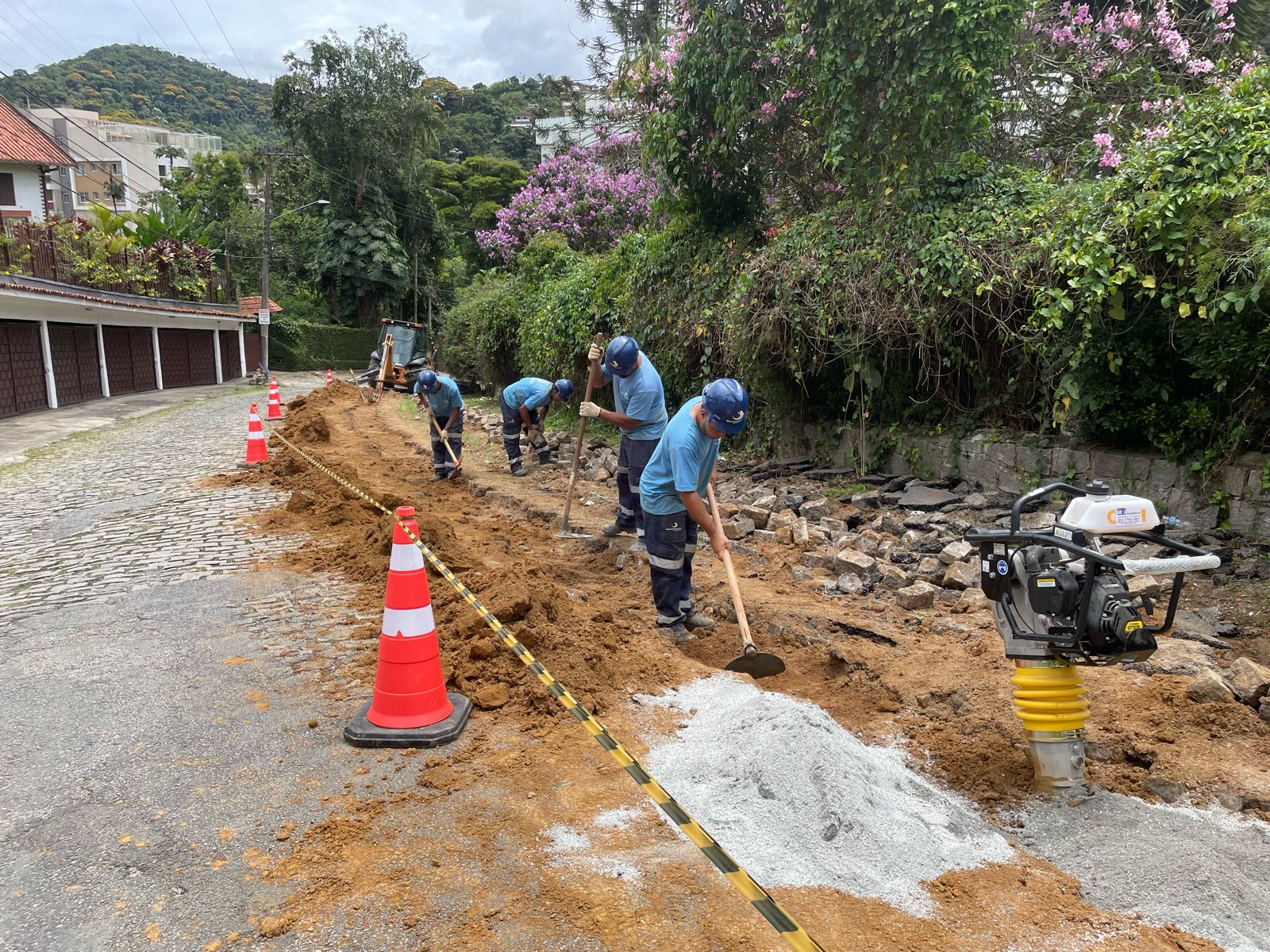 Águas da Imperatriz conclui obras de extensão de rede de água no bairro Ermitage
