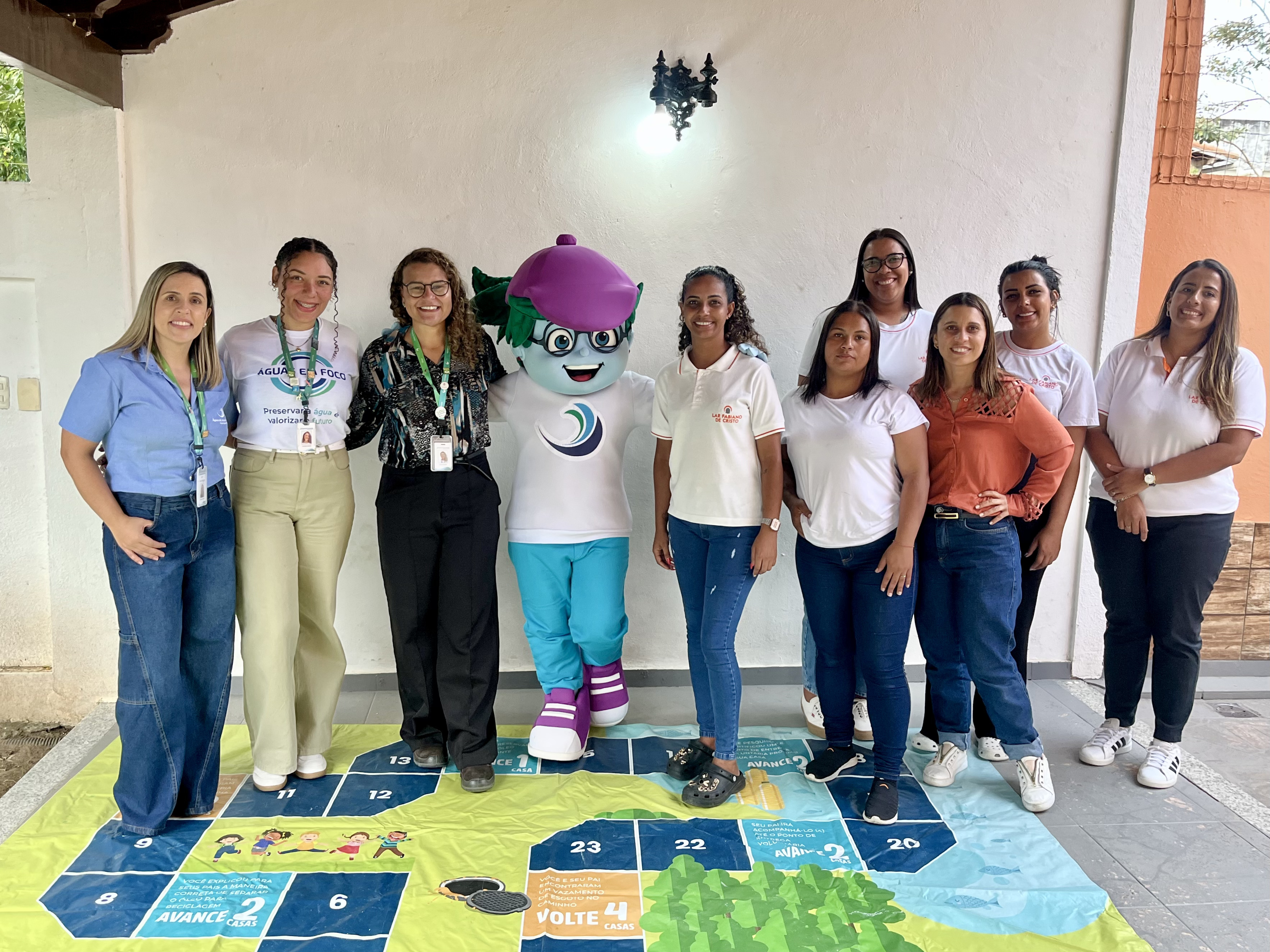 Águas de Juturnaíba leva educação ambiental à Colônia de Férias do Lar Fabiano de Cristo, em Araruama