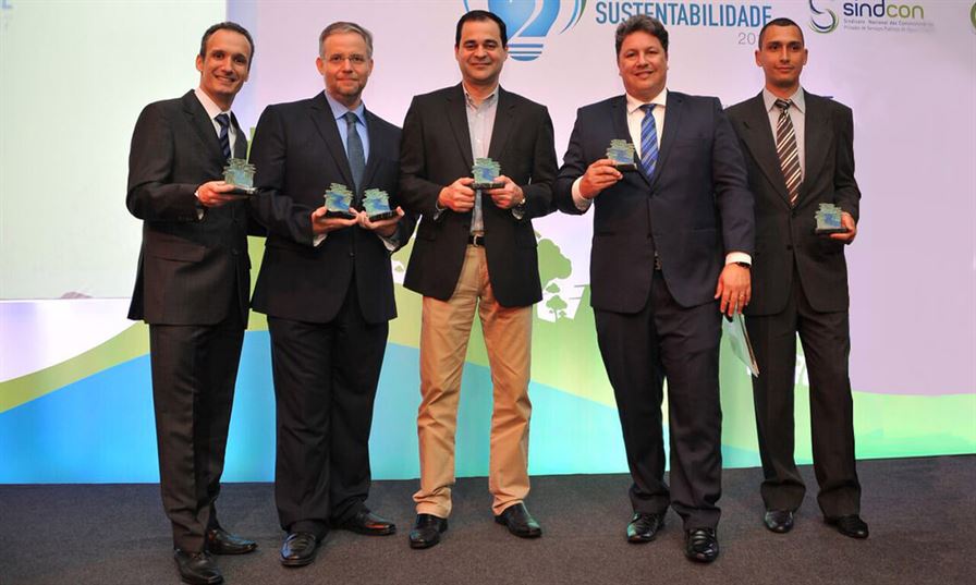 Grupo Águas do Brasil é premiado em duas categorias no 2º Prêmio Sustentabilidade do Sindcon