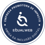 Imagem do Selo Equalweb - amiga da inclusão digital