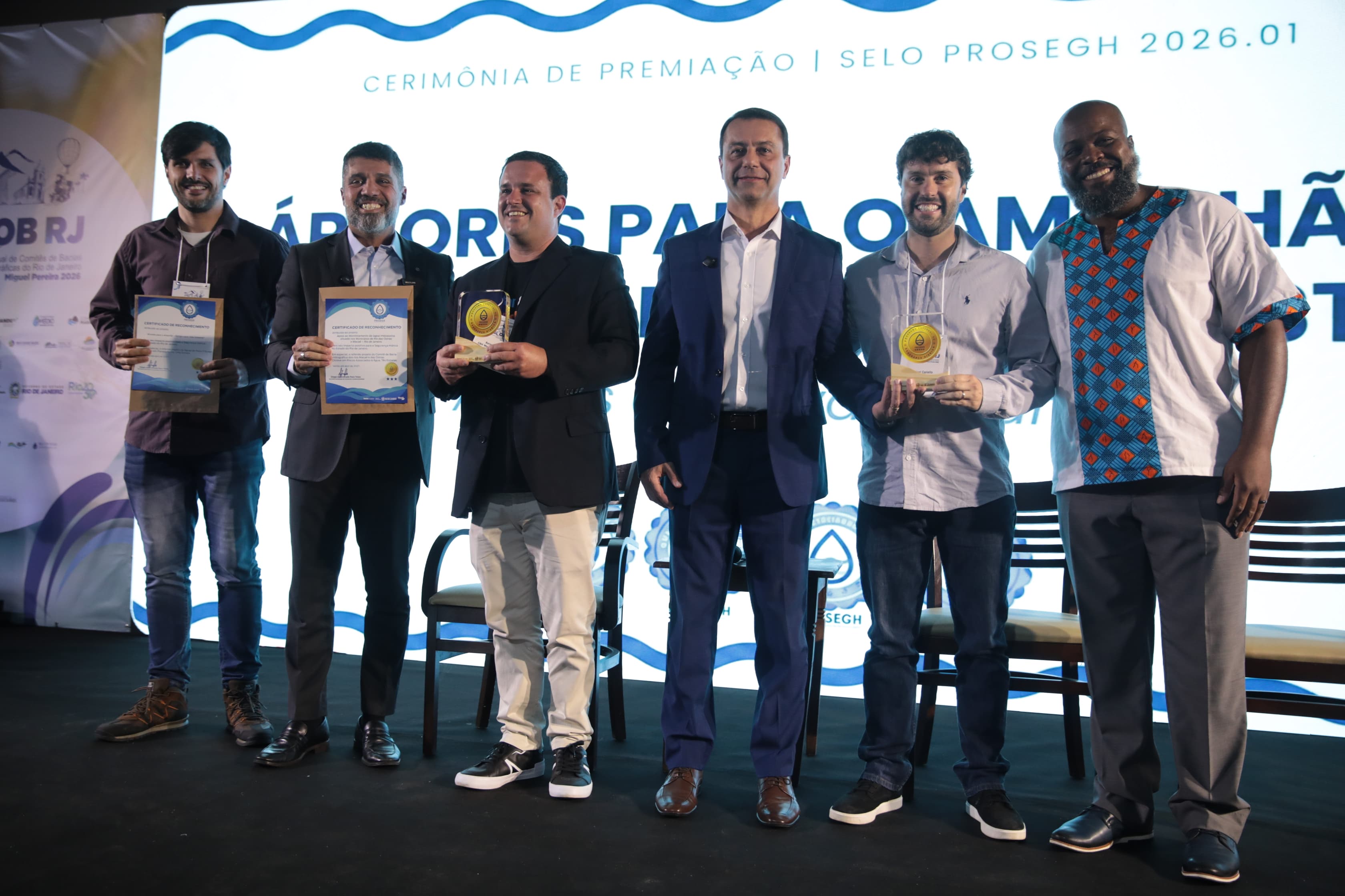 Quatro concessionárias do Grupo Águas do Brasil são reconhecidas com o Selo Prosegh